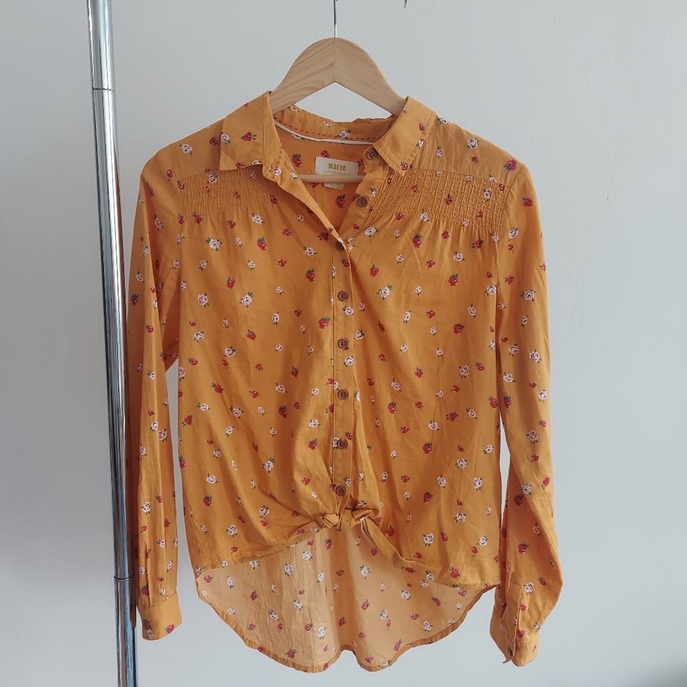 Maeve Button Down Top